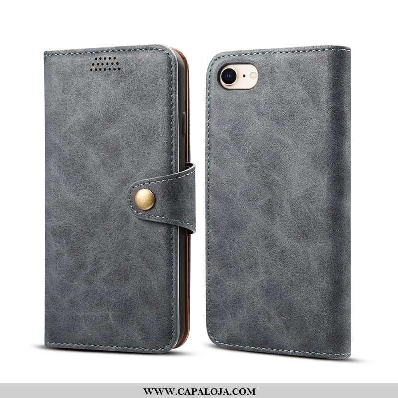 Capa iPhone Se (nouveau) Couro Cases Nova Cinza, Capas iPhone Se (nouveau) Protetoras Promoção