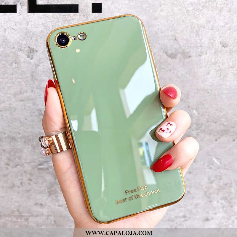 Capa iPhone Se (nouveau) Estiloso Verde Nova Malha, Capas iPhone Se (nouveau) Fofas Barato