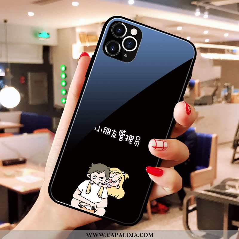 Capa iPhone X Criativas Preto Telemóvel Novas, Capas iPhone X Desenho Animado Baratas