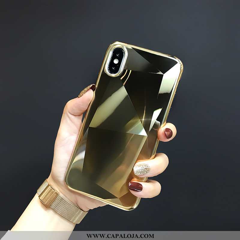 Capa iPhone X Protetoras Slim Gradiente Telemóvel Vermelho, Capas iPhone X Moda Barato