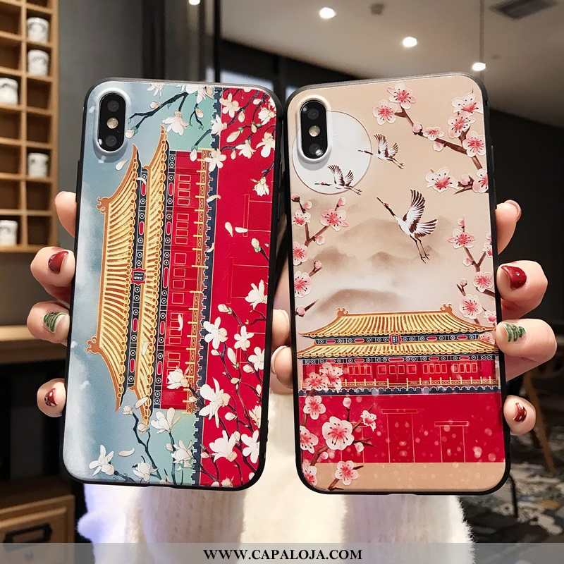 Capa iPhone X Silicone Capas Guindaste Feminino Vermelho, iPhone X Cordao Comprar