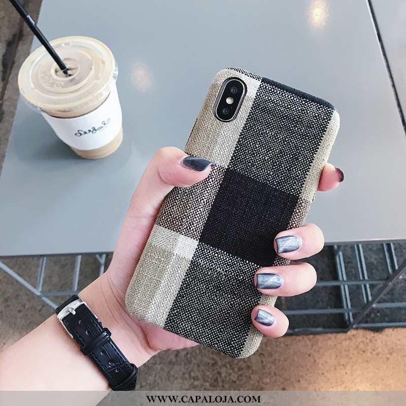 Capa iPhone X Soft Suede Cases Feminino Verde, Capas iPhone X Peluciada Barato