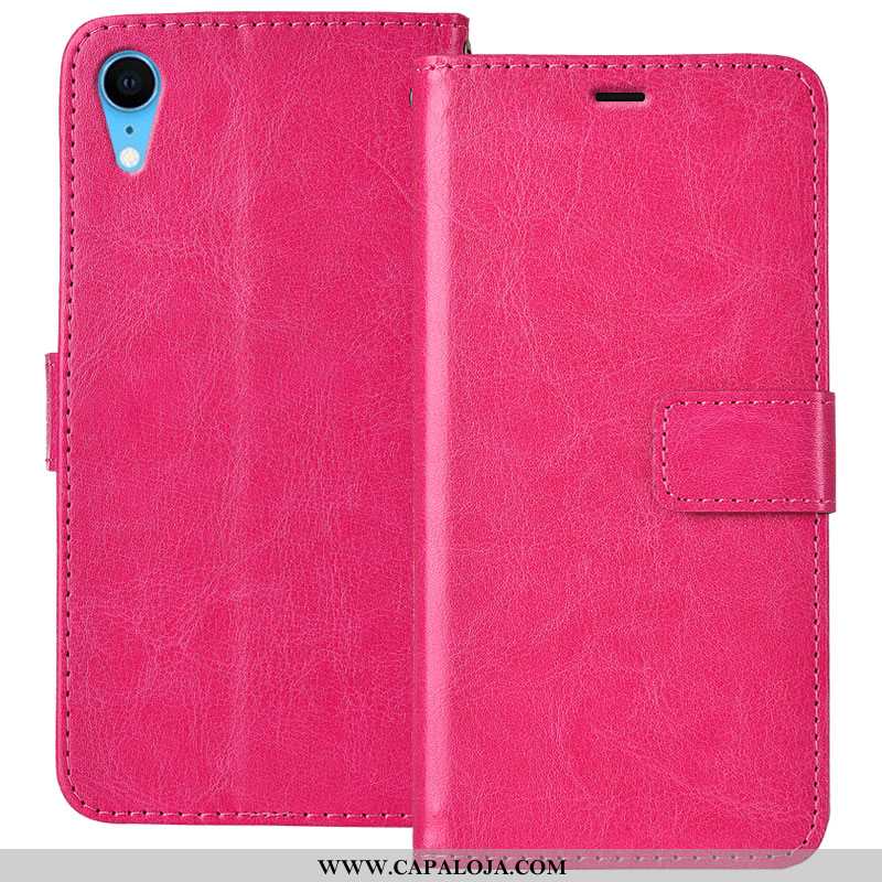 Capa iPhone Xr Couro Fio Capas Telemóvel Castanho, iPhone Xr Soft Venda