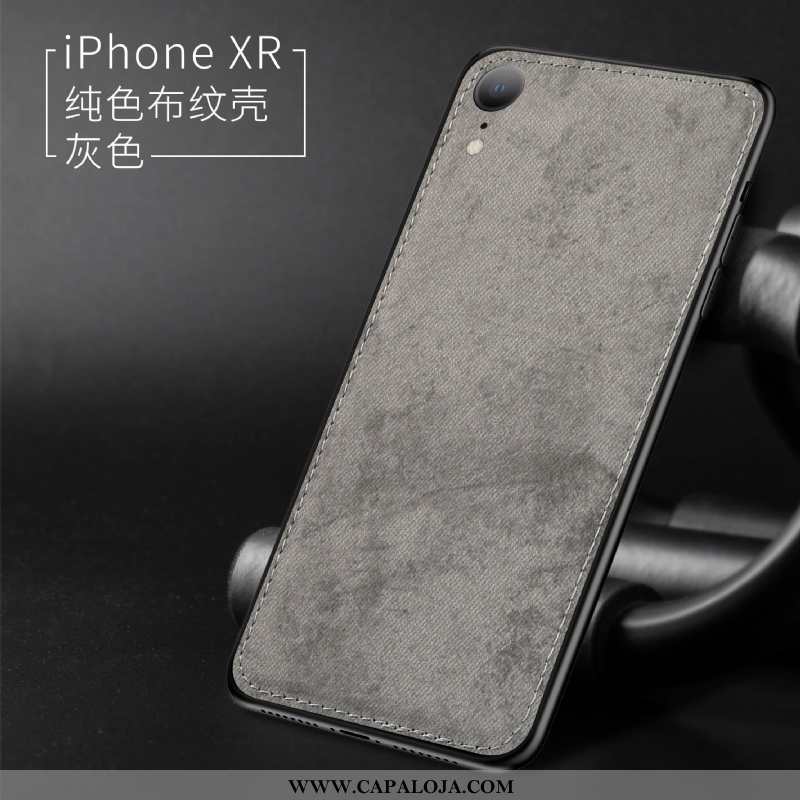 Capa iPhone Xr Soft Cinza Telemóvel Nova, Capas iPhone Xr Super Barato