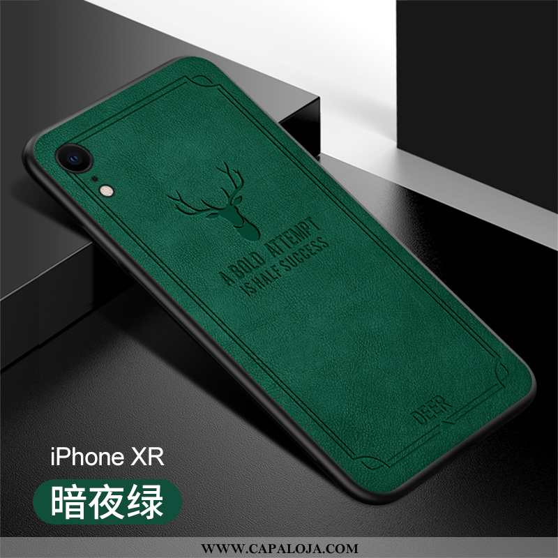 Capa iPhone Xr Soft Protetoras Masculino Verde, Capas iPhone Xr Super Online