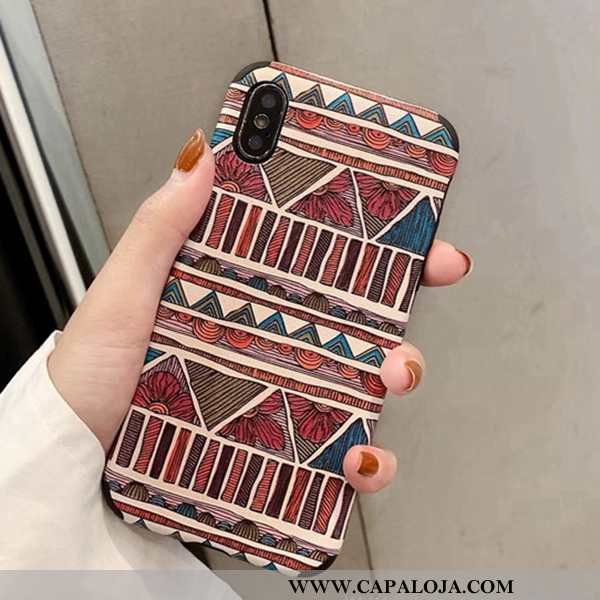 Capa iPhone Xs Criativas Feminino Telemóvel Masculino Azul, Capas iPhone Xs Tendencia Baratos