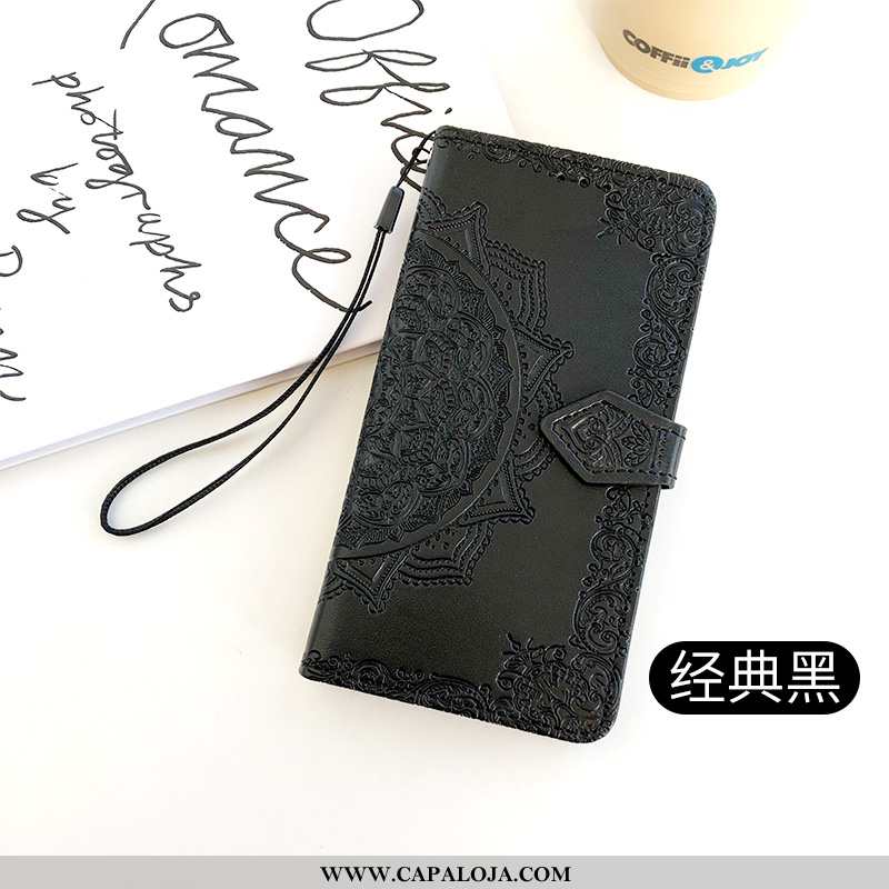 Capa iPhone Xs Max Couro Antiqueda Capas Telemóvel Preto, iPhone Xs Max Soft Baratos