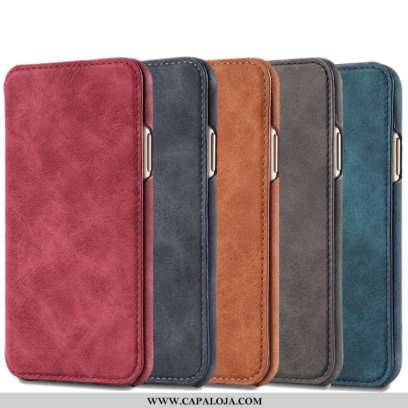 Capa iPhone Xs Max Couro Cases Vermelha Original Vermelho, Capas iPhone Xs Max Couro Legitimo Barato