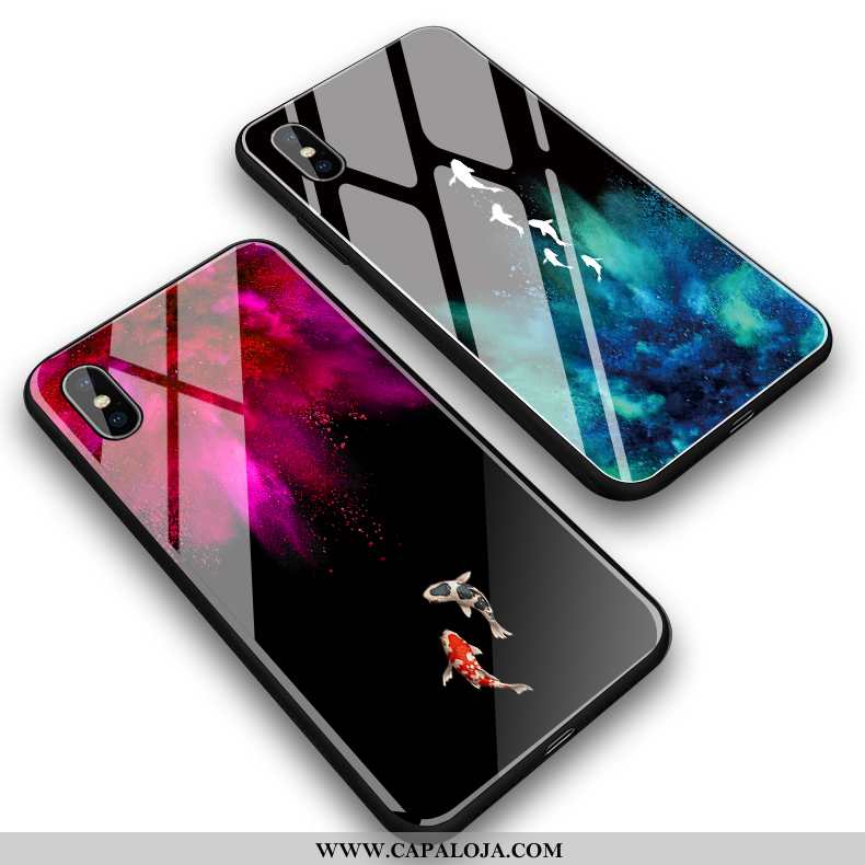 Capa iPhone Xs Max Criativas Cases Mullet Telinha Vermelho, Capas iPhone Xs Max Silicone Venda