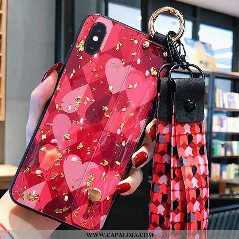 Capa iPhone Xs Max Criativas Wrisband Malha Cordao Colorido, Capas iPhone Xs Max Soft Baratas