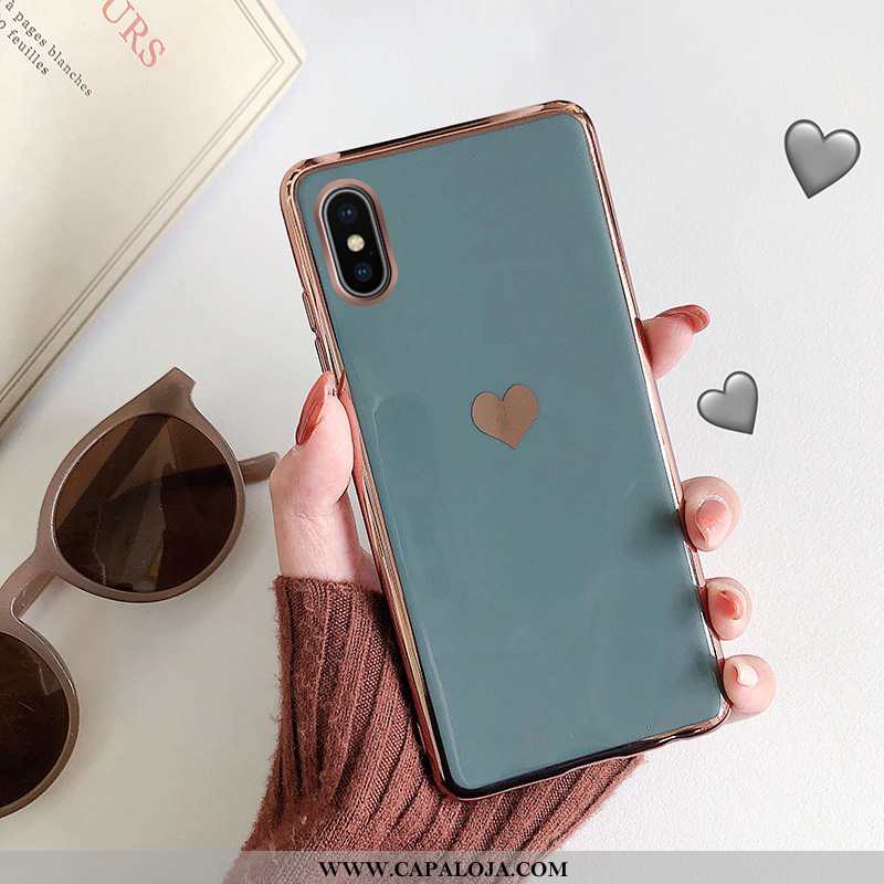 Capa iPhone Xs Max Personalizada Cases Feminino Coração Vermelho, Capas iPhone Xs Max Criativas Onli