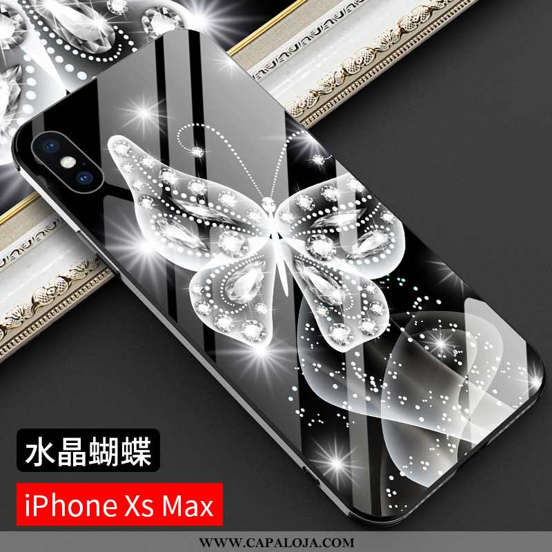 Capa iPhone Xs Max Personalizado Cases De Grau Feminino Preto, Capas iPhone Xs Max Criativas Baratas