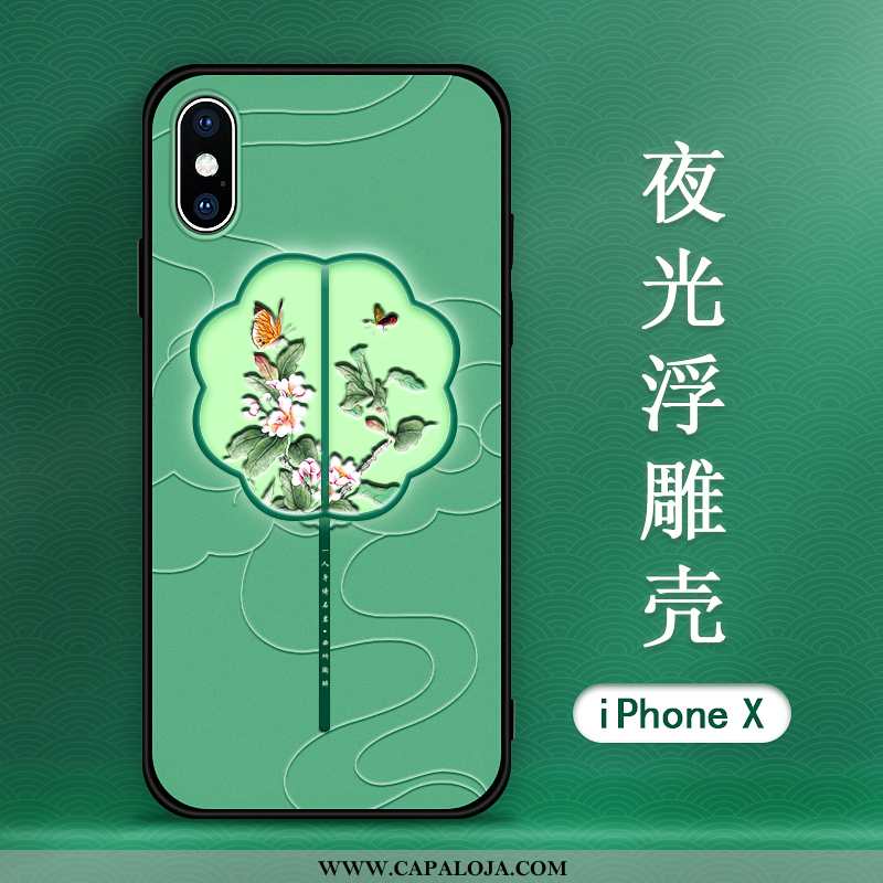 Capa iPhone Xs Max Tendencia Antiqueda Cases Feminino Verde, Capas iPhone Xs Max Protetoras Baratas