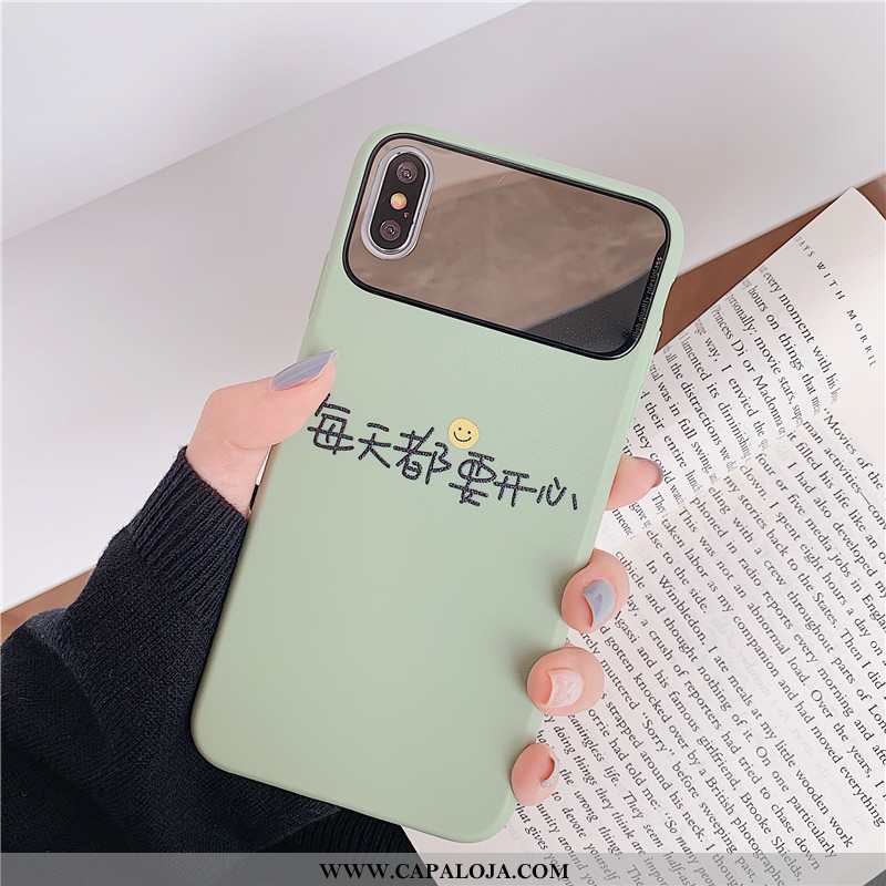 Capa iPhone Xs Personalizado Capas Verde Cases, iPhone Xs Soft Barato