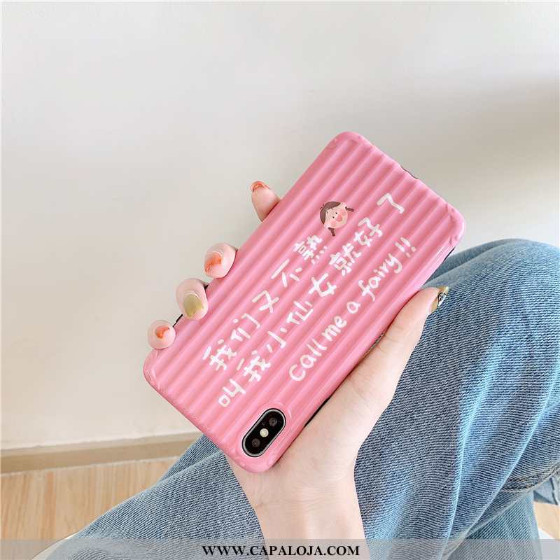 Capa iPhone Xs Protetoras Cases Capas Criativas Rosa, iPhone Xs Personalizada Barato