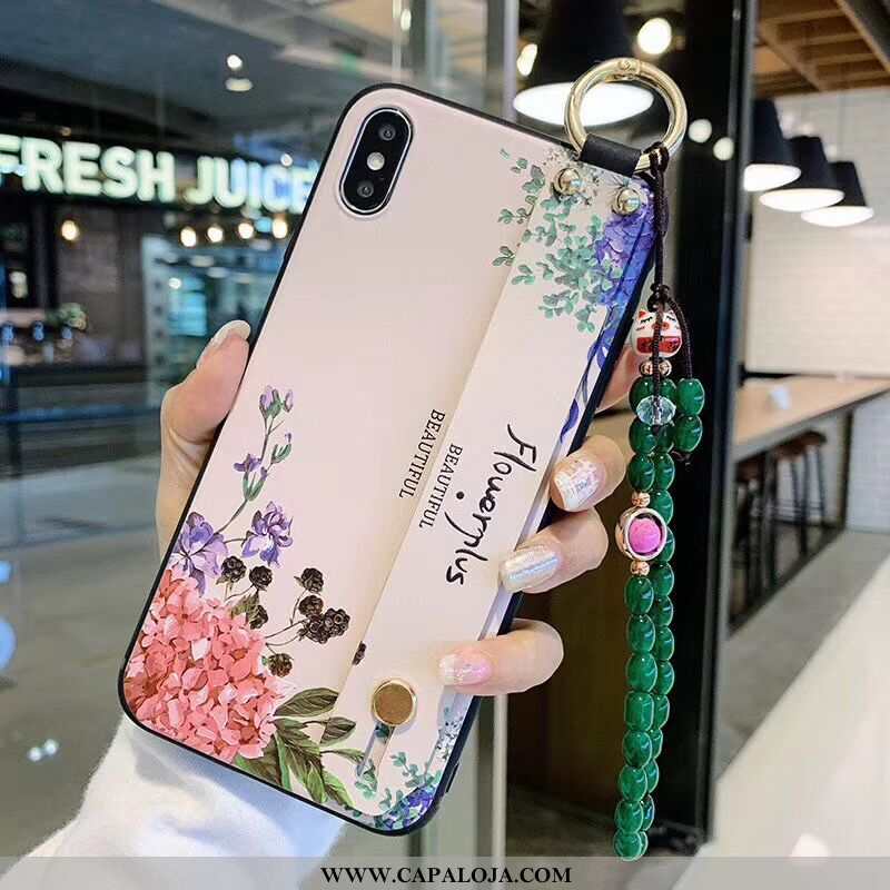 Capa iPhone Xs Protetoras Feminino Capas Braceletes Roxo, iPhone Xs Vintage Promoção