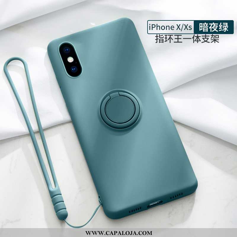 Capa iPhone Xs Silicone Soft Claro Azul, Capas iPhone Xs Slim Venda