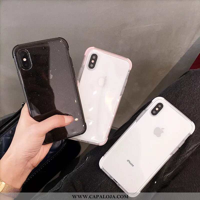 Capa iPhone Xs Soft Completa Tendencia Capas Preto, iPhone Xs Silicone Promoção