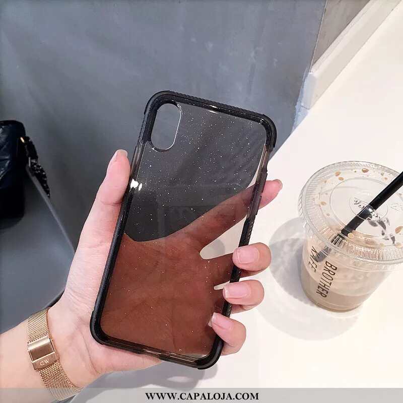 Capa iPhone Xs Soft Completa Tendencia Capas Preto, iPhone Xs Silicone Promoção