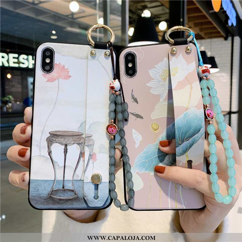 Capa iPhone Xs Soft Wrisband Branco Telemóvel, Capas iPhone Xs Protetoras Comprar