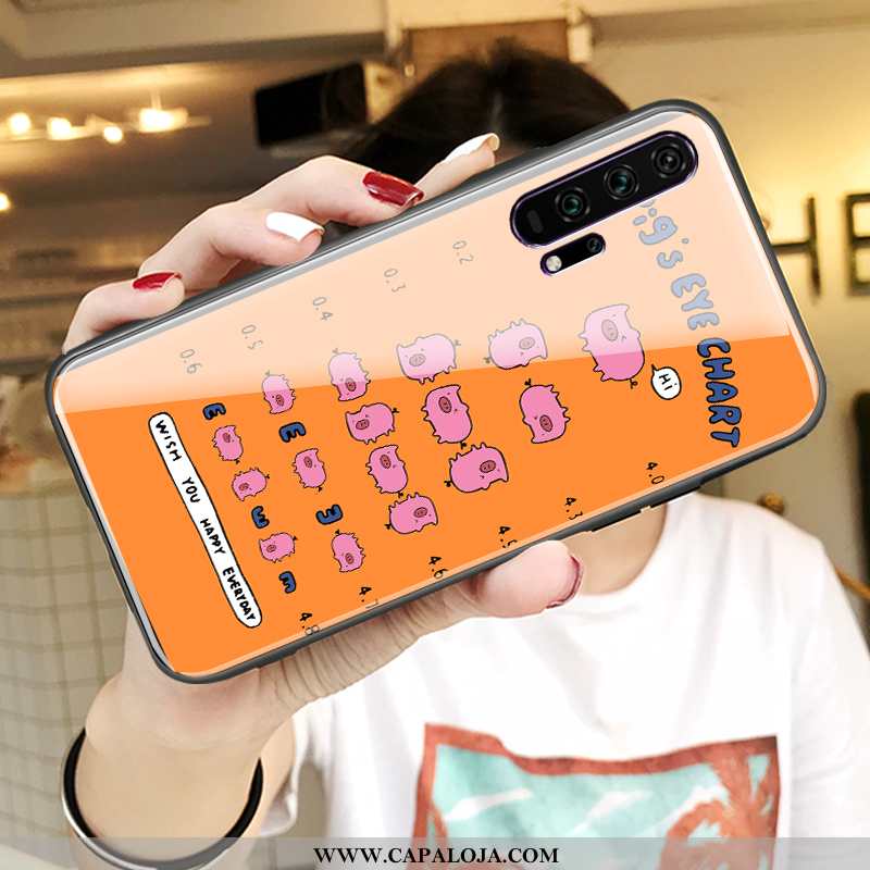 Capas Honor 20 Pro Super Desenho Animado Primavera Cases Laranja, Capa Honor 20 Pro Protetoras Barat