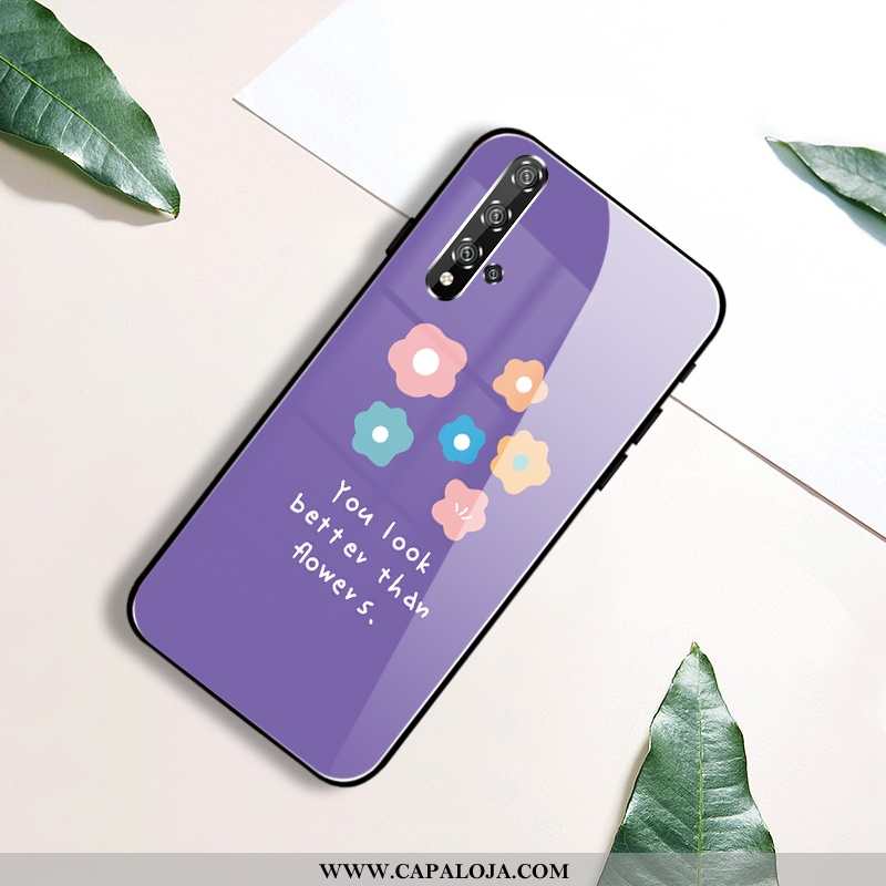 Capas Honor 20 Protetoras Minimalista Primavera Claro Roxo, Capa Honor 20 Silicone Promoção