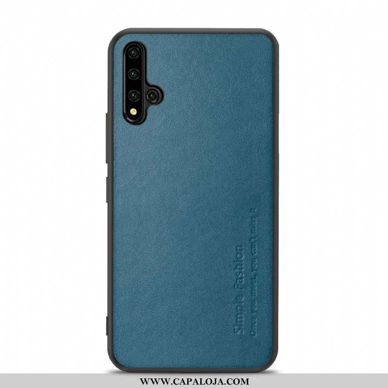 Capas Honor 20 Slim De Grau Soft Cases Azul Escuro, Capa Honor 20 Couro Barato