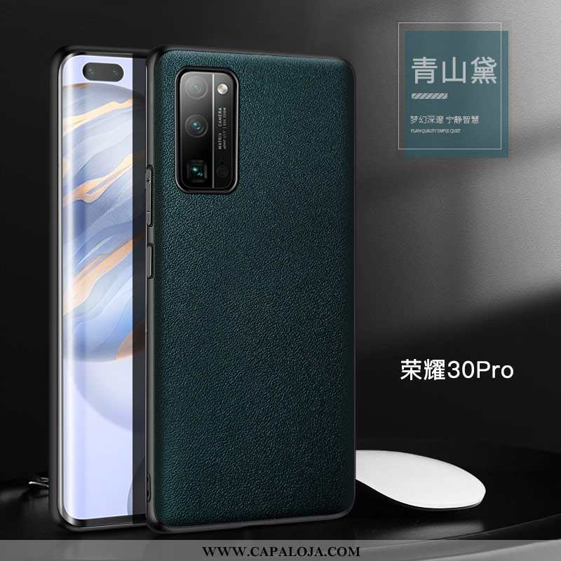 Capas Honor 30 Pro Personalizado Laranja Masculino Cases, Capa Honor 30 Pro Couro Genuíno Promoção