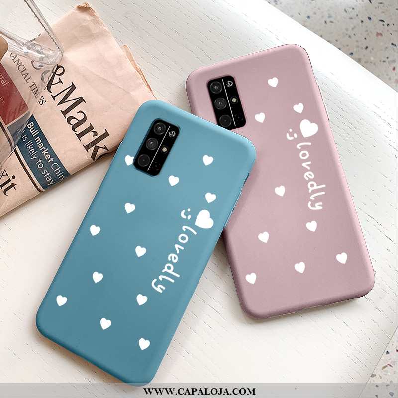 Capas Honor 30s Personalizada Cases Silicone Azul, Capa Honor 30s Protetoras Promoção