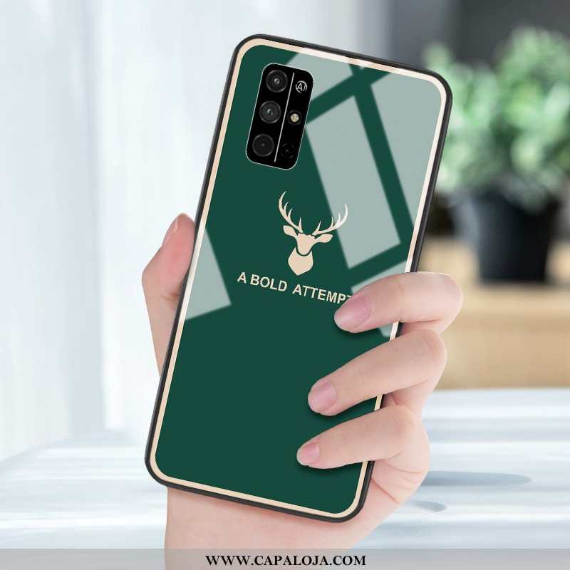 Capas Honor 30s Silicone Protetoras Frente Cases Verde, Capa Honor 30s Vidro Baratos