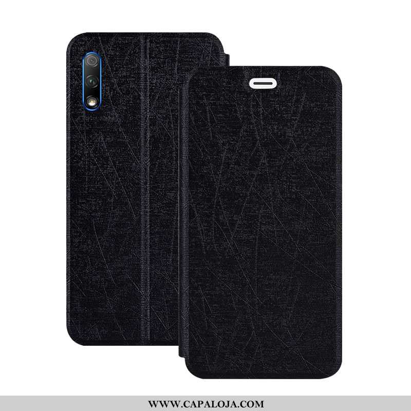 Capas Honor 9x Couro Telemóvel Cases Cover Dourado, Capa Honor 9x Soft Online