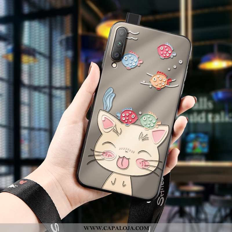 Capas Honor 9x Pro Fosco Feminino Bonitos Catinet Cinza, Capa Honor 9x Pro Desenho Animado Venda