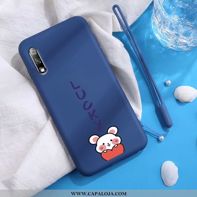 Capas Honor 9x Protetoras Antiqueda Completa Desenho Animado Azul, Capa Honor 9x Silicone Baratas