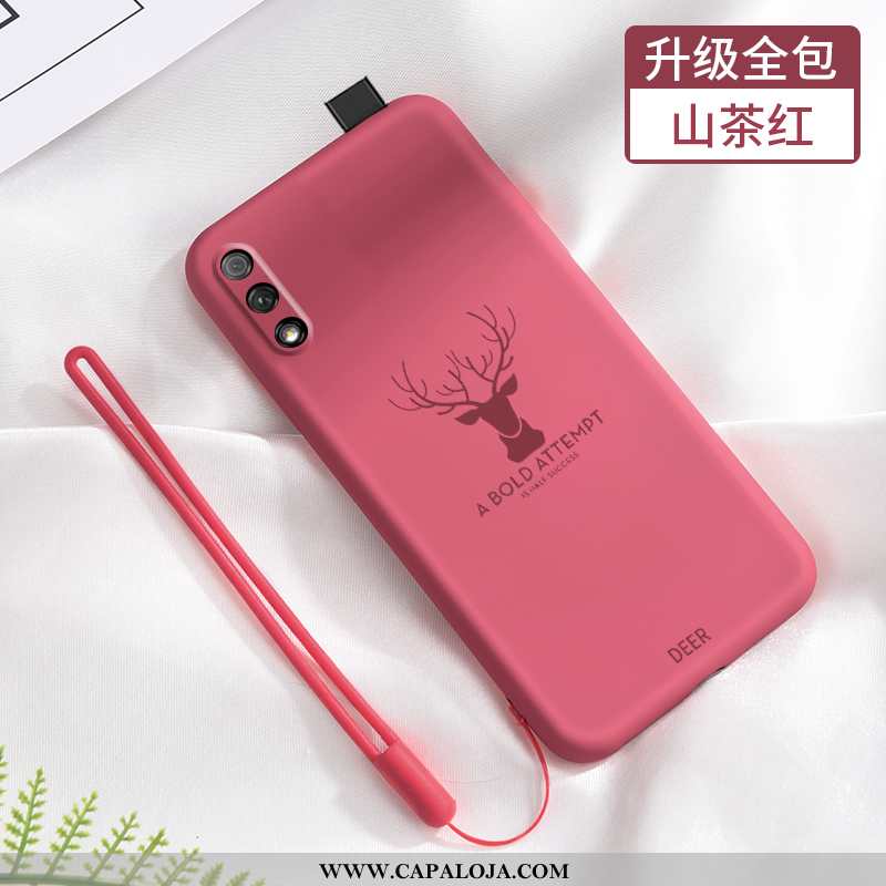 Capas Honor 9x Protetoras Fosco Cases Feminino Vermelho, Capa Honor 9x Silicone Baratos