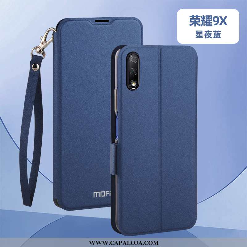 Capas Honor 9x Silicone Personalizada Cases Azul Escuro, Capa Honor 9x Fosco Baratos