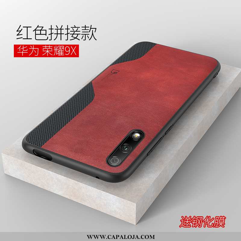 Capas Honor 9x Slim Couro Soft Caqui, Capa Honor 9x Couro Baratos