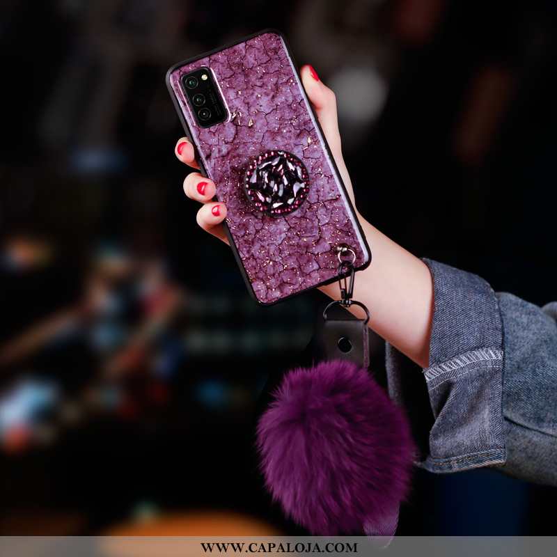 Capas Honor View30 Pro Personalizada Original Feminino Slim Roxo, Capa Honor View30 Pro Criativas Co