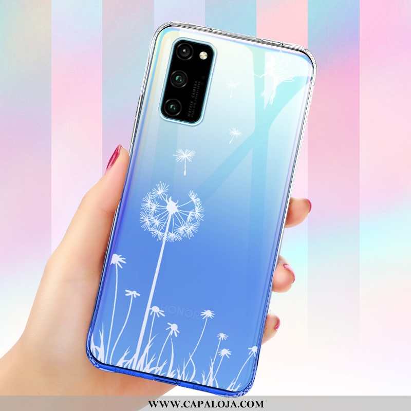 Capas Honor View30 Slim Completa Silicone Personalizada Azul, Capa Honor View30 Tendencia Barato