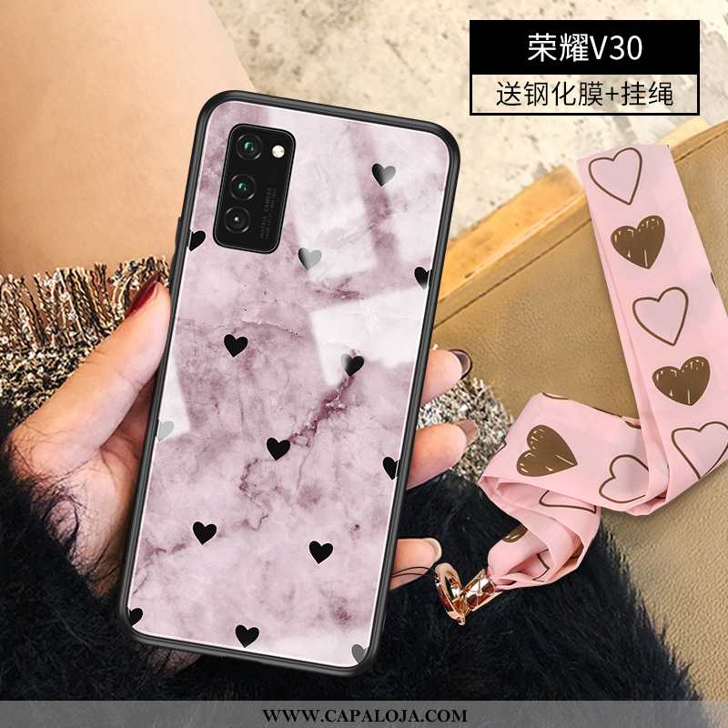 Capas Honor View30 Slim Personalizada Silicone Vermelha Rosa, Capa Honor View30 Tendencia Baratos