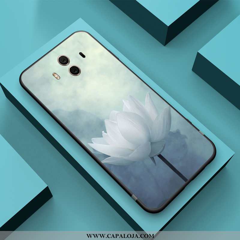 Capas Huawei Mate 10 Criativas Malha Telemóvel Azul, Capa Huawei Mate 10 Slim Online