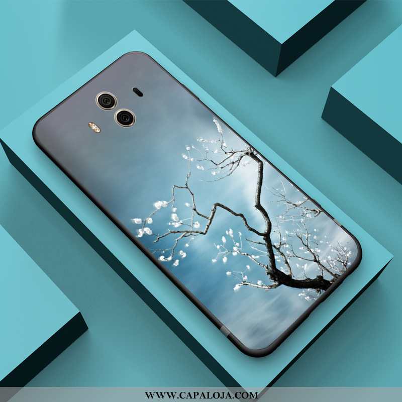 Capas Huawei Mate 10 Criativas Malha Telemóvel Azul, Capa Huawei Mate 10 Slim Online