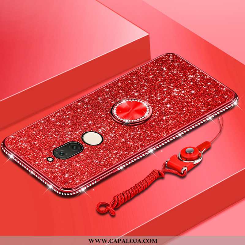 Capas Huawei Mate 10 Lite Personalizada Strass Cordao Vermelho, Capa Huawei Mate 10 Lite Tendencia V