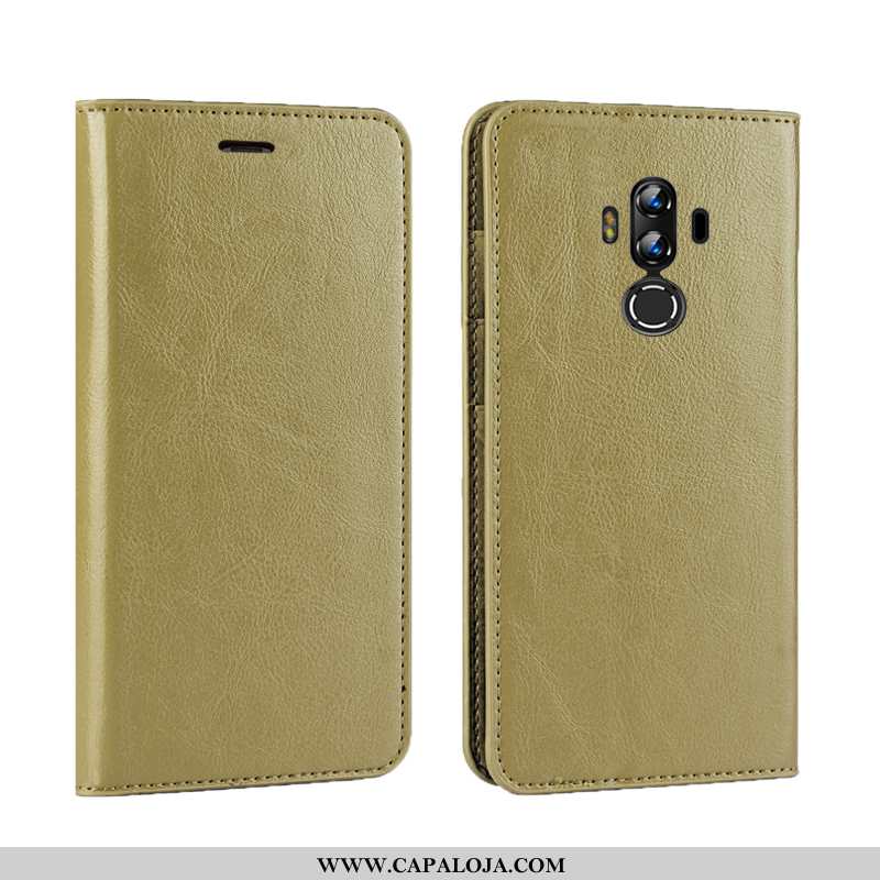 Capas Huawei Mate 10 Pro Luxo Cases De Grau Dourada Dourado, Capa Huawei Mate 10 Pro Couro Legitimo 