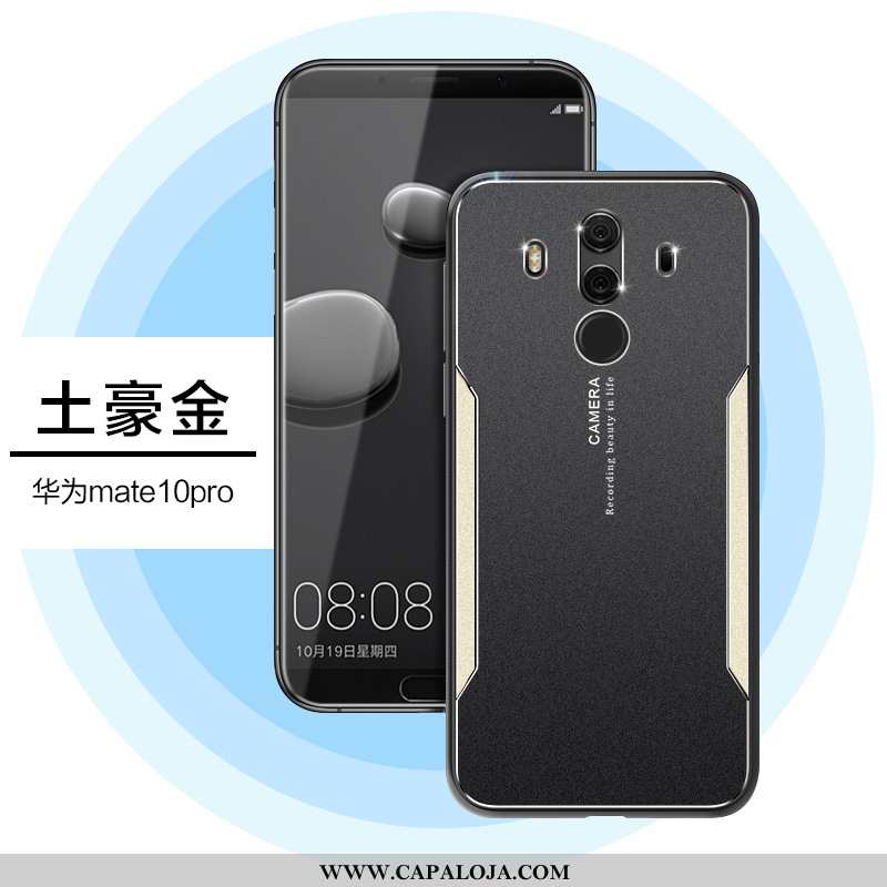 Capas Huawei Mate 10 Pro Metal Malha Feminino Preto, Capa Huawei Mate 10 Pro Fosco Online