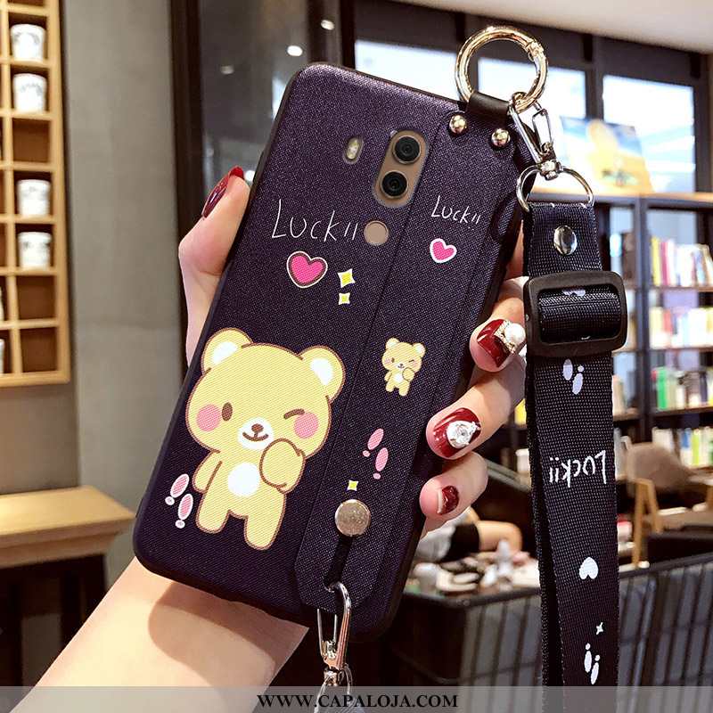 Capas Huawei Mate 10 Pro Personalizada Slim Rosa Fosco, Capa Huawei Mate 10 Pro Desenho Animado Prom