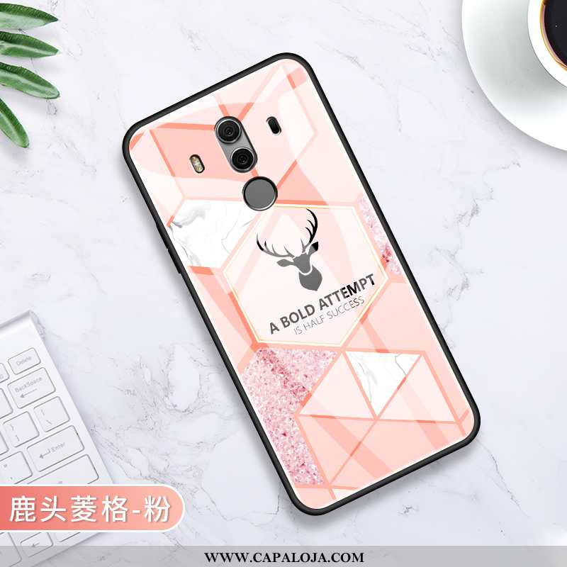 Capas Huawei Mate 10 Pro Protetoras Super Casal Personalizada Rosa, Capa Huawei Mate 10 Pro Silicone