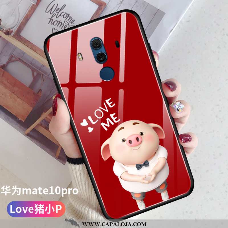 Capas Huawei Mate 10 Pro Soft Silicone Criativas Casal Rosa, Capa Huawei Mate 10 Pro Super Comprar