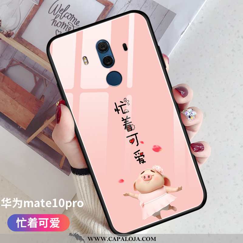 Capas Huawei Mate 10 Pro Soft Silicone Criativas Casal Rosa, Capa Huawei Mate 10 Pro Super Comprar