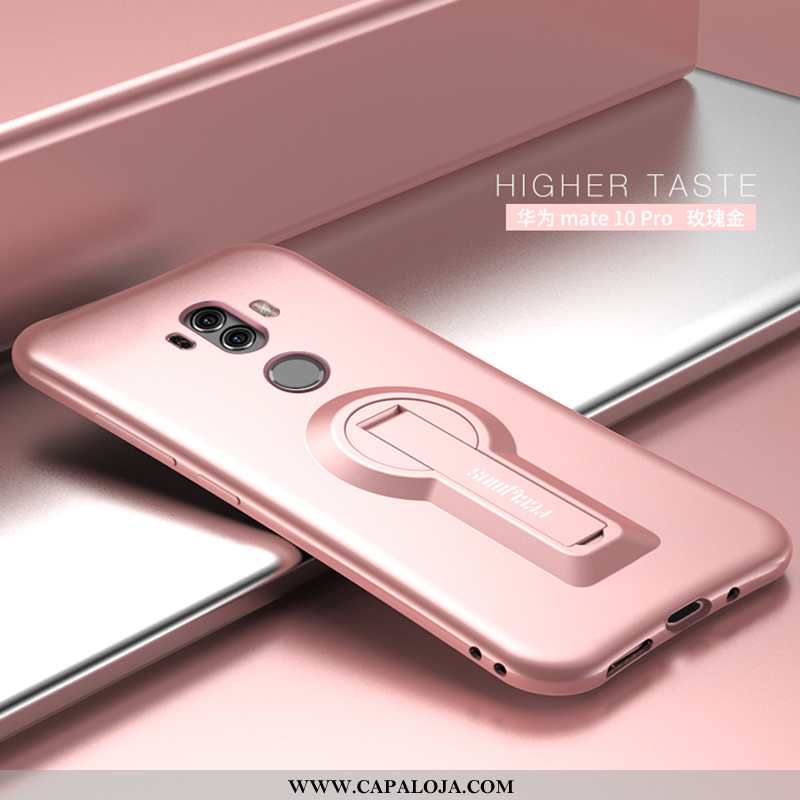 Capas Huawei Mate 10 Pro Soft Silicone Masculino Antiqueda Rosa, Capa Huawei Mate 10 Pro Super Venda