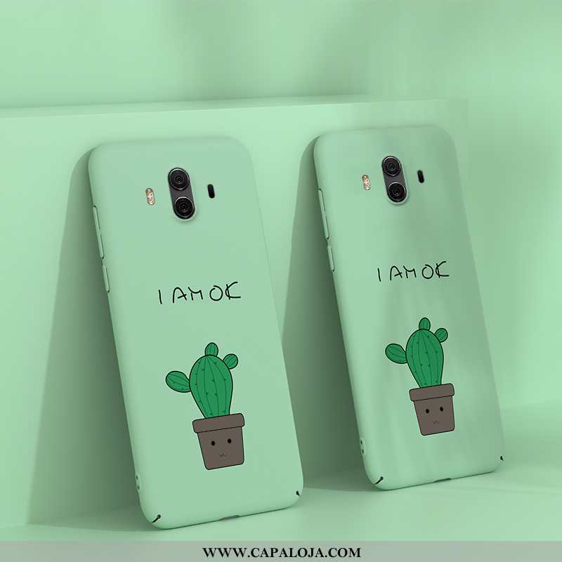 Capas Huawei Mate 10 Protetoras Criativas Desenho Animado Verde, Capa Huawei Mate 10 Fosco Comprar